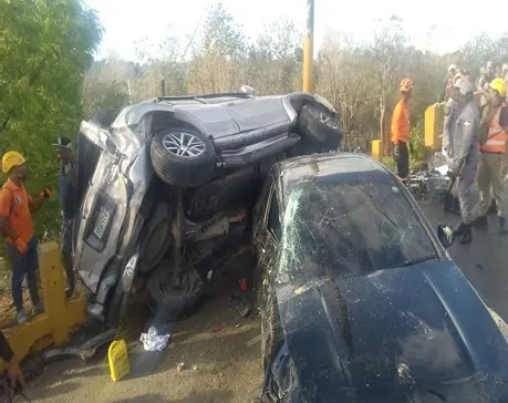 Un muerto y dos heridos en accidente de tránsito en San Cristóbal