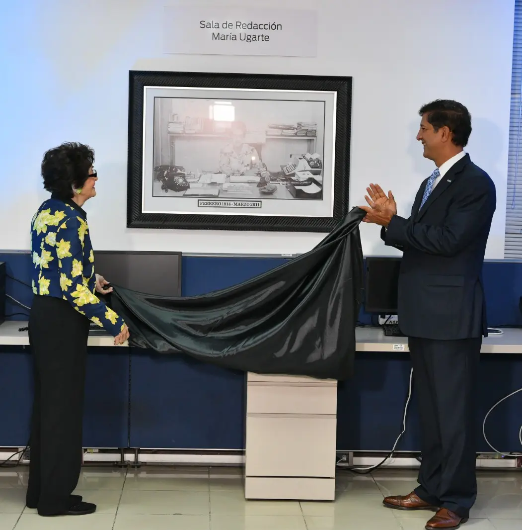 elCaribe nombra su sala de redacción María Ugarte FOTO: DANNY POLANCO