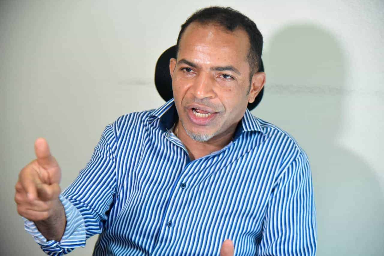 Juan Marte, presidente de la Central Nacional de Trabajadores del Transporte