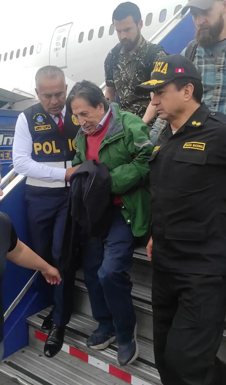 Toledo es trasladado en helicóptero para atender audiencia judicial