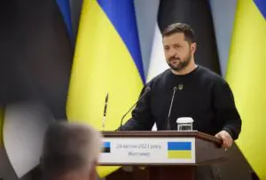 Volodímir Zelenski, presidente ucraniano,