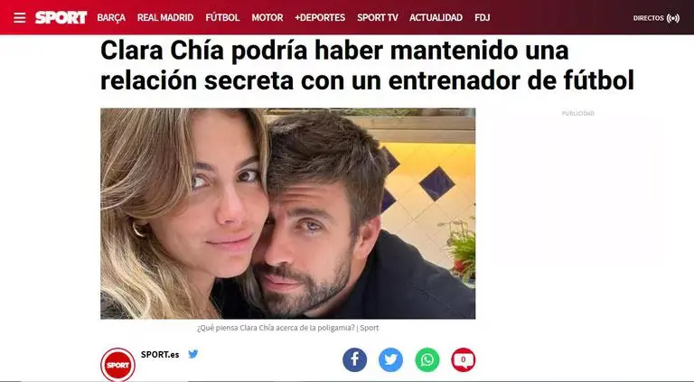 Inteligencia artificial mostró el aspecto tendría Clara Chía si fuera hombre