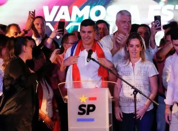 Santiago Peña, presidente electo de la República de Paraguay