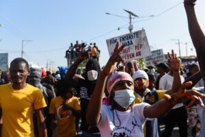 Trabajadores haitianos reclaman mejores condiciones en medio de grave crisis. Foto de archivo (Fuente externa)