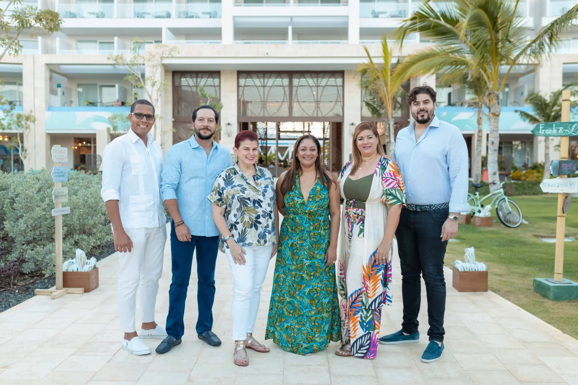 Stanley Mayí, Alejandro Pérez Alegüe, Marylin Cairo, Patricia Álvarez Lebrón, Jennifer Castro y Rafael Feliz Jr. FUENTE EXTERNA