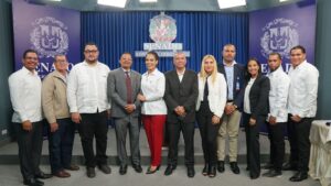 Organizadores de la feria durante la rueda de prensa. FUENTE EXTERNA