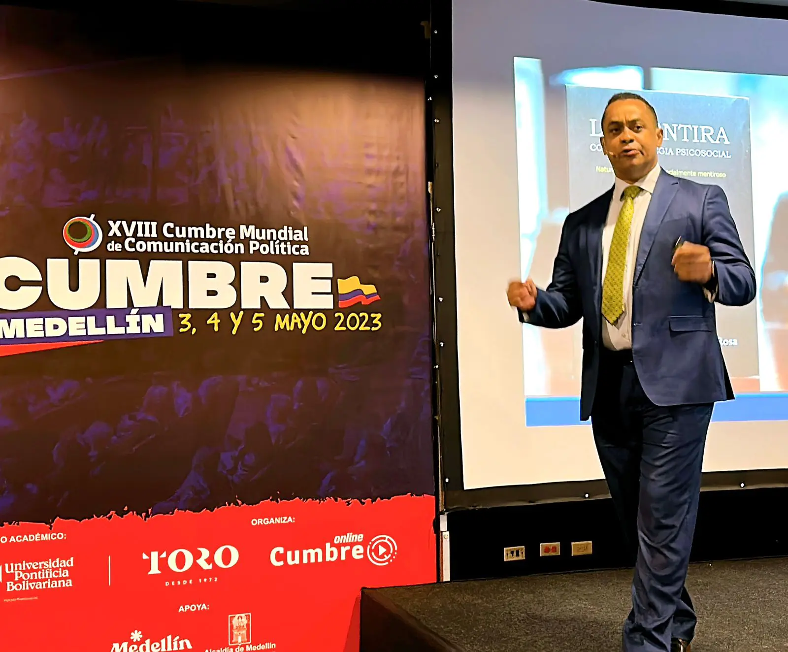 Noel de la Rosa participa en Cumbre Mundial de Comunicación Política