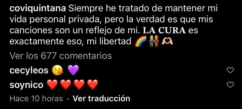 Covi Quintana revela que le gustan las mujeres en su nueva canción