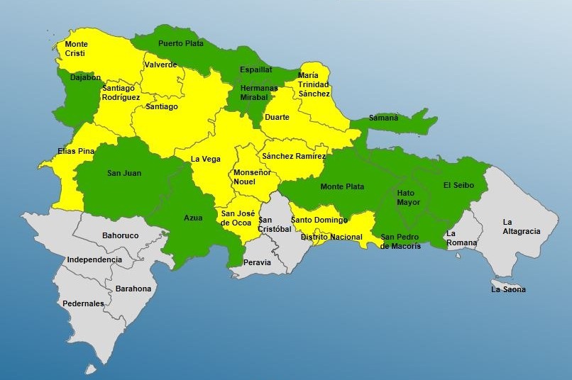 Provincias en alerta por vaguada