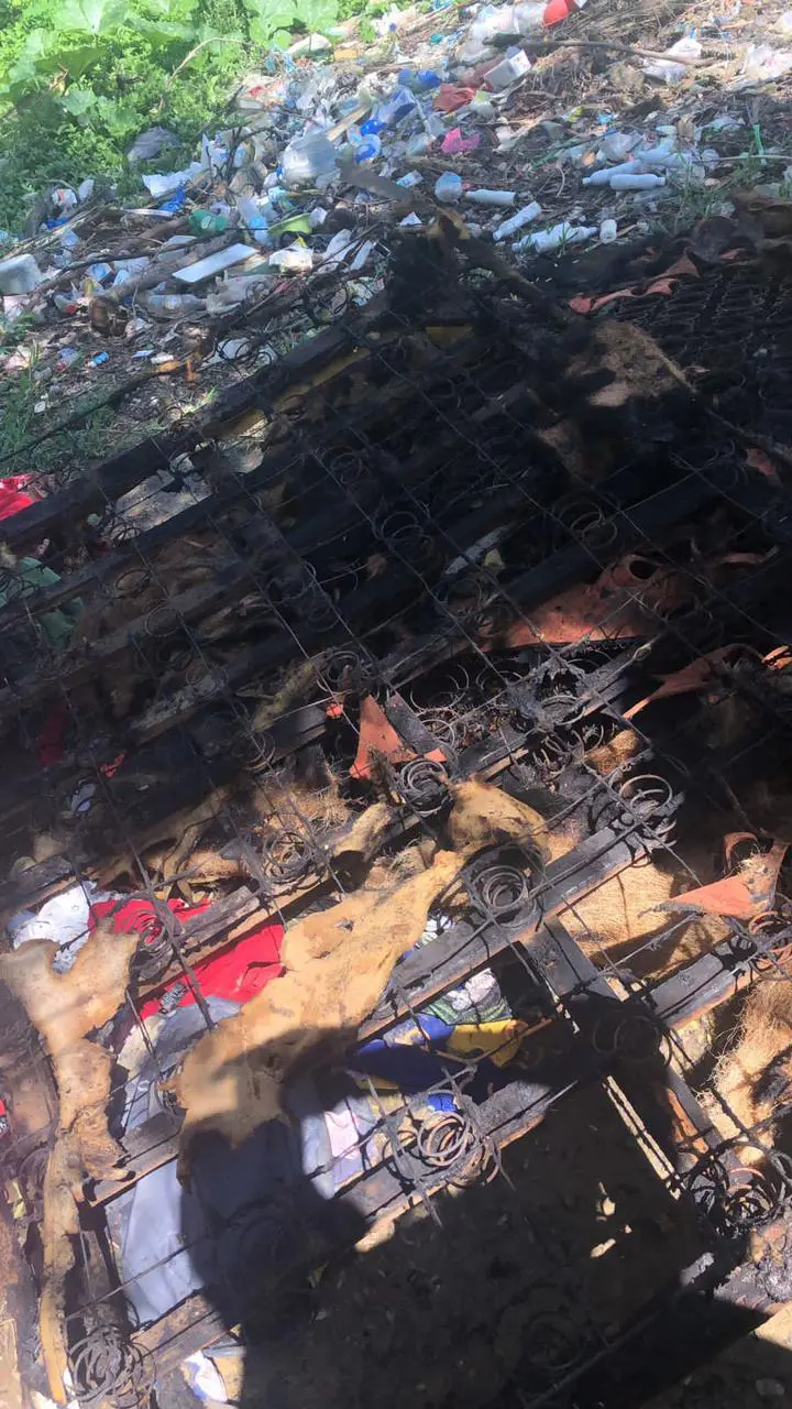Se entrega hombre prendió fuego a su casa con mujer y niño dentro