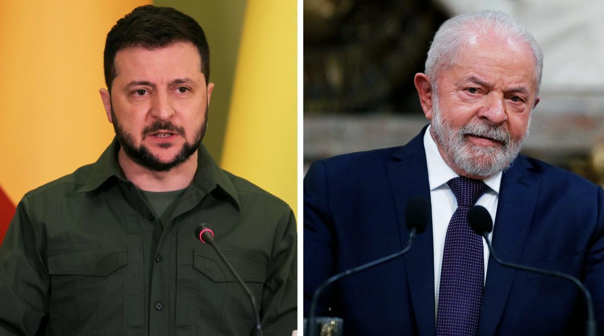 Zelenski expresa a medios su deseo de encontarse con Lula FOTO: FUENTE EXTERNA