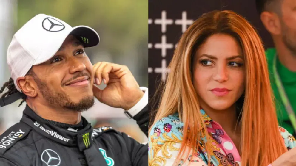 Lewis Hamilton es como todos, esto le hizo a Shakira a sus espaldas