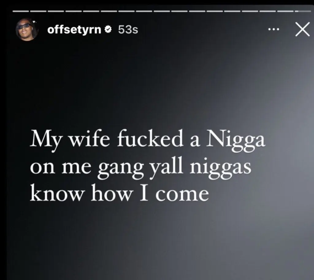 Offset acusa a Cardi B de haberle sido infiel