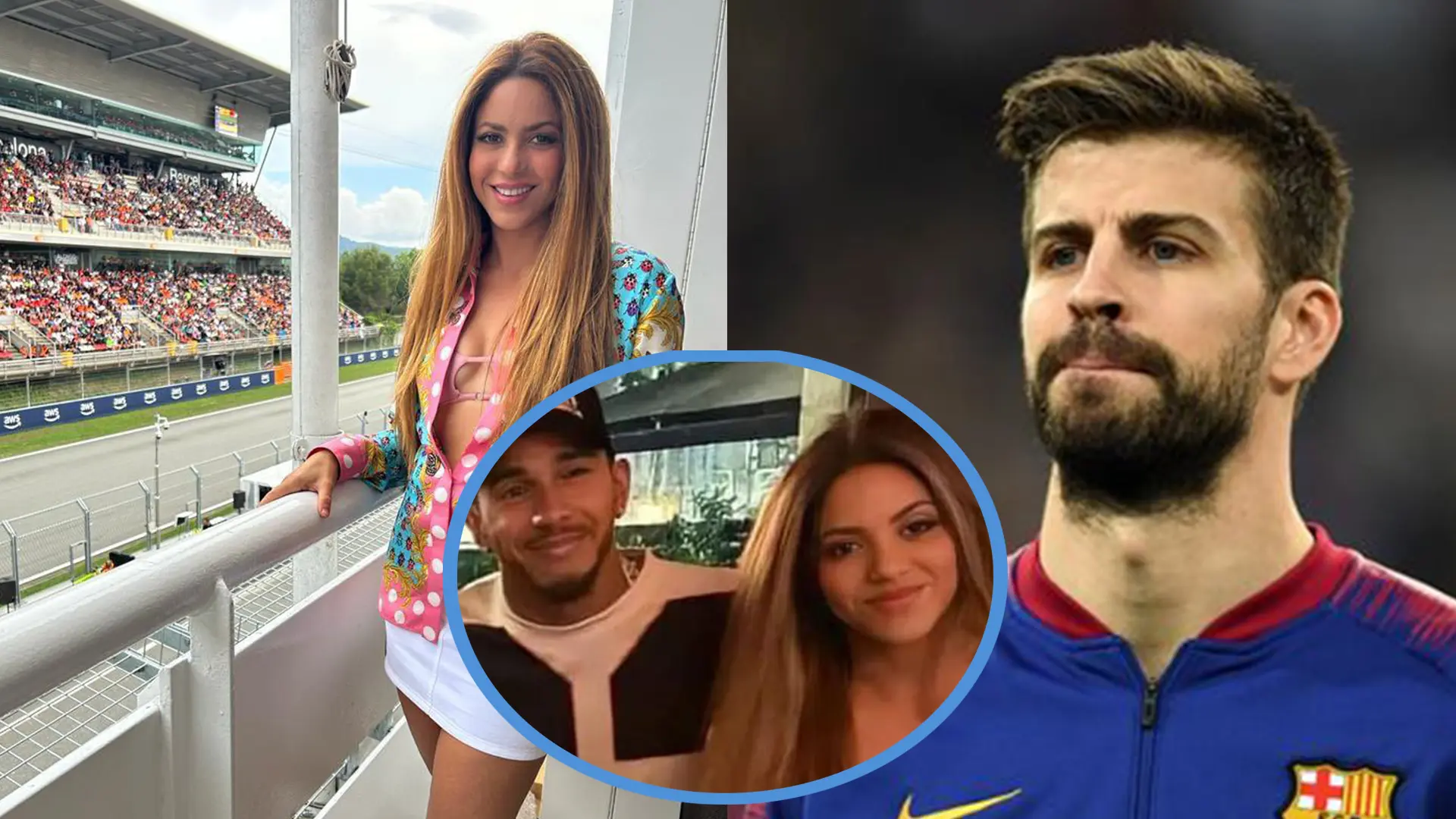 La reacción de Piqué al enterarse de la relación de Shakira y Hamilton