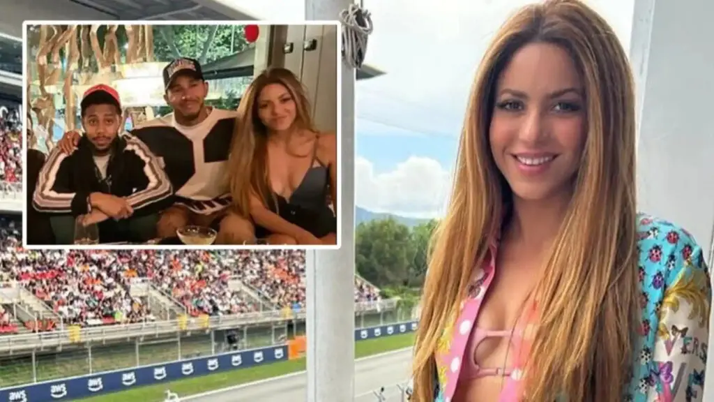 El precio de la blusa Versace que usó Shakira para verse con Hamilton