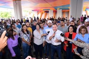 Abel Martínez inaugura bulevar-entrada a Pueblo Nuevo