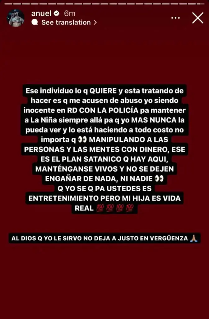 Anuel denuncia plan de Tekashi para meterlo en problemas legales en RD
