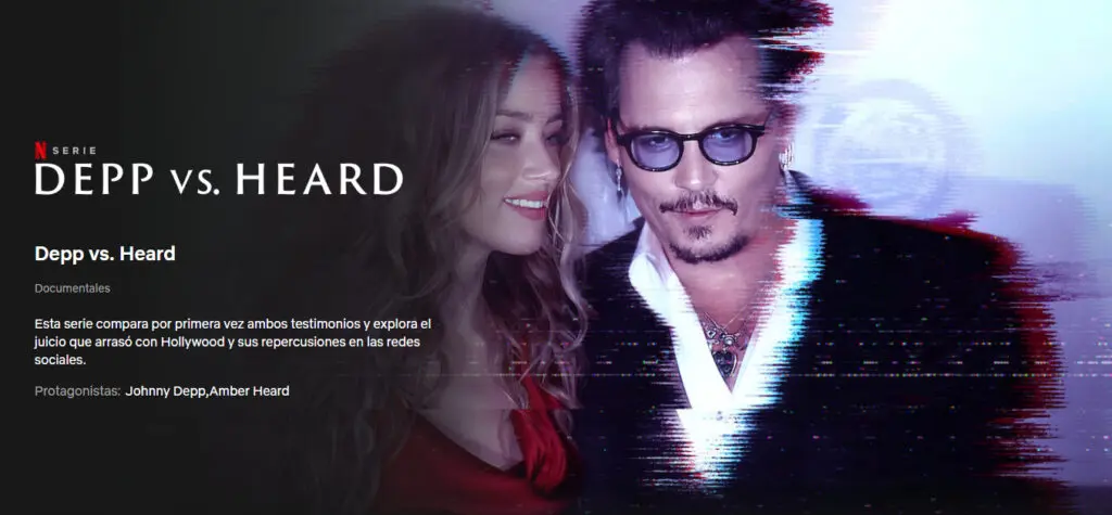 Netflix estrena en agosto documental del juicio de Deep vs Heard