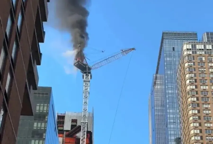 Seis heridos tras colapso de grúa de construcción en New York