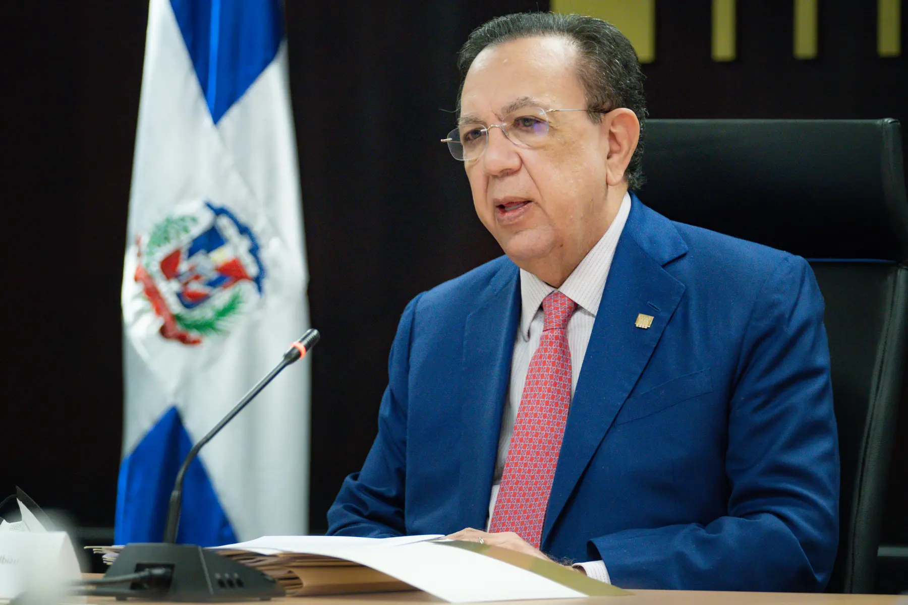 Hector Valdez Albizu, gobernador del Banco Central de la República Dominicana (BCRD).
