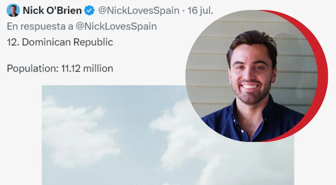 Nick O’Brien, el "influencer de turismo" que desata la ira de dominicanos