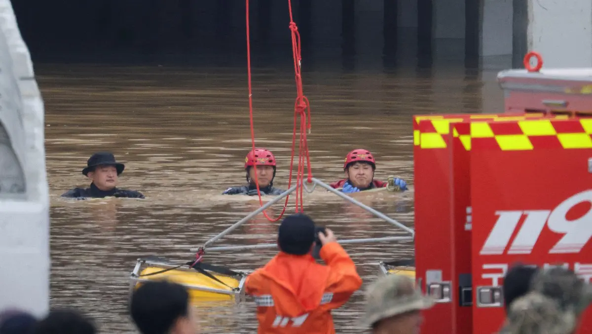 Lluvias en Corea del Sur dejan 40 persanas muertas