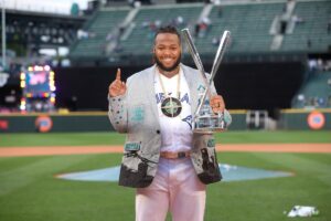 Guerrero Jr a su padre tras ganar el HR Derby: 