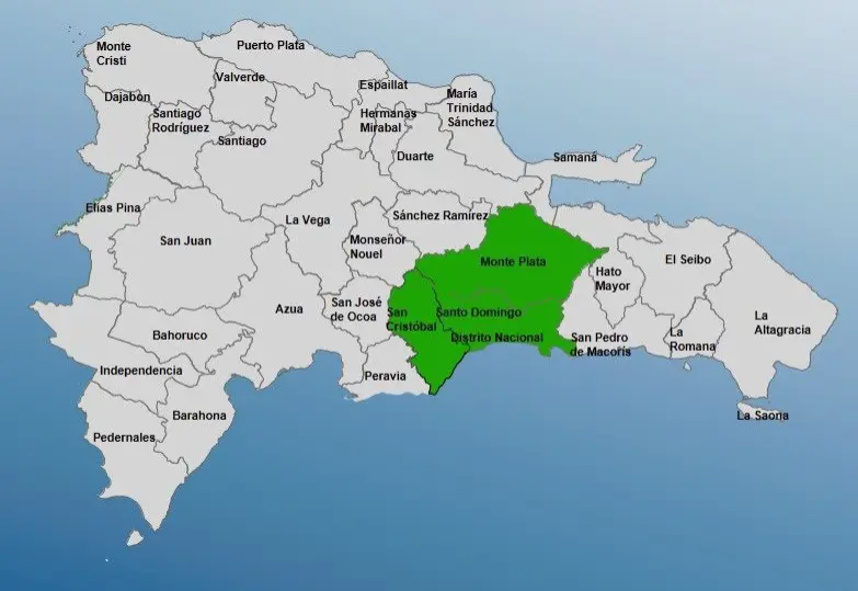COE coloca a cuatro provincias en alerta verde por lluvias
