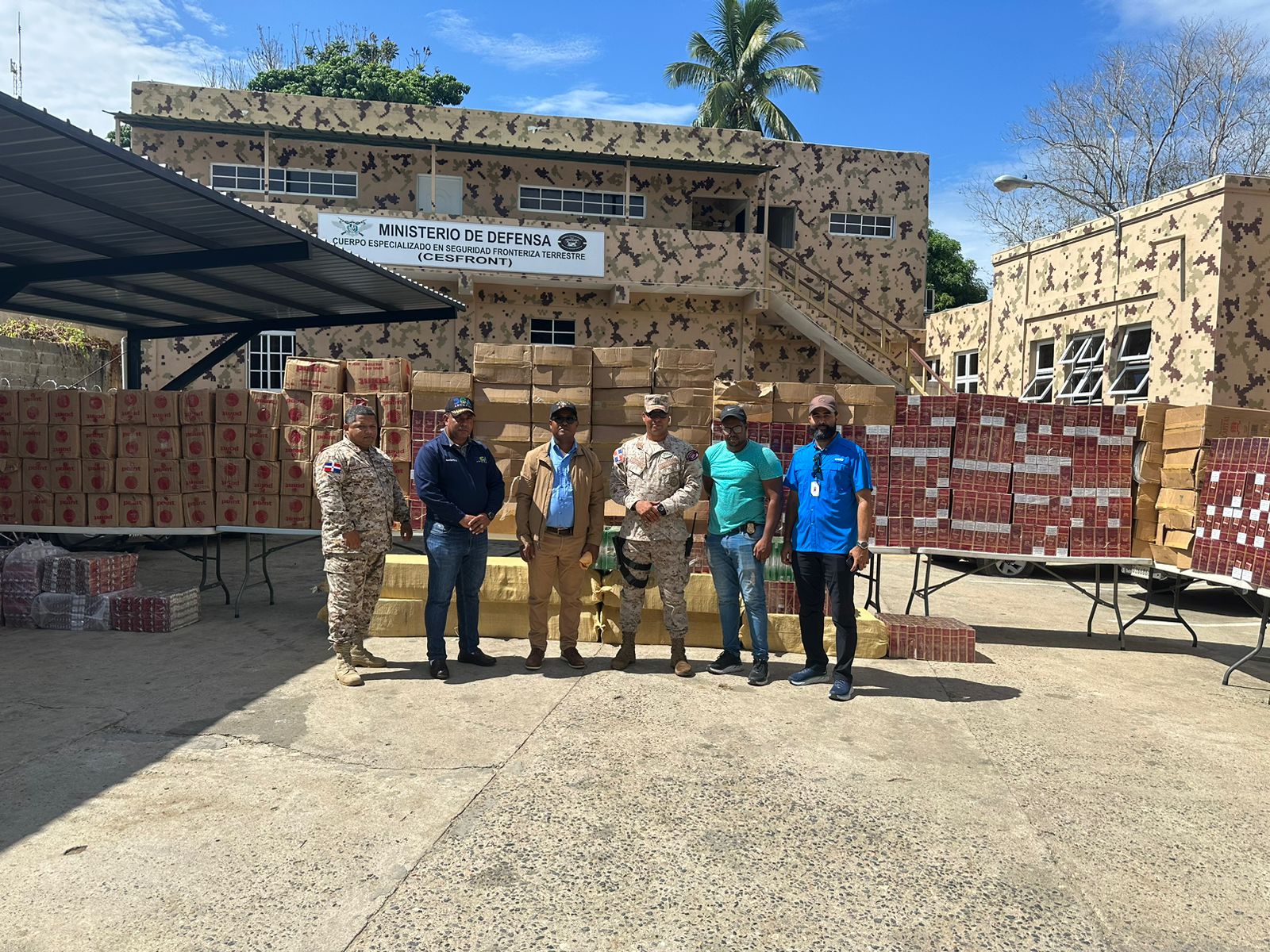 CESFronT Entrega Más De Un Millón Cigarrillos A La Aduanas