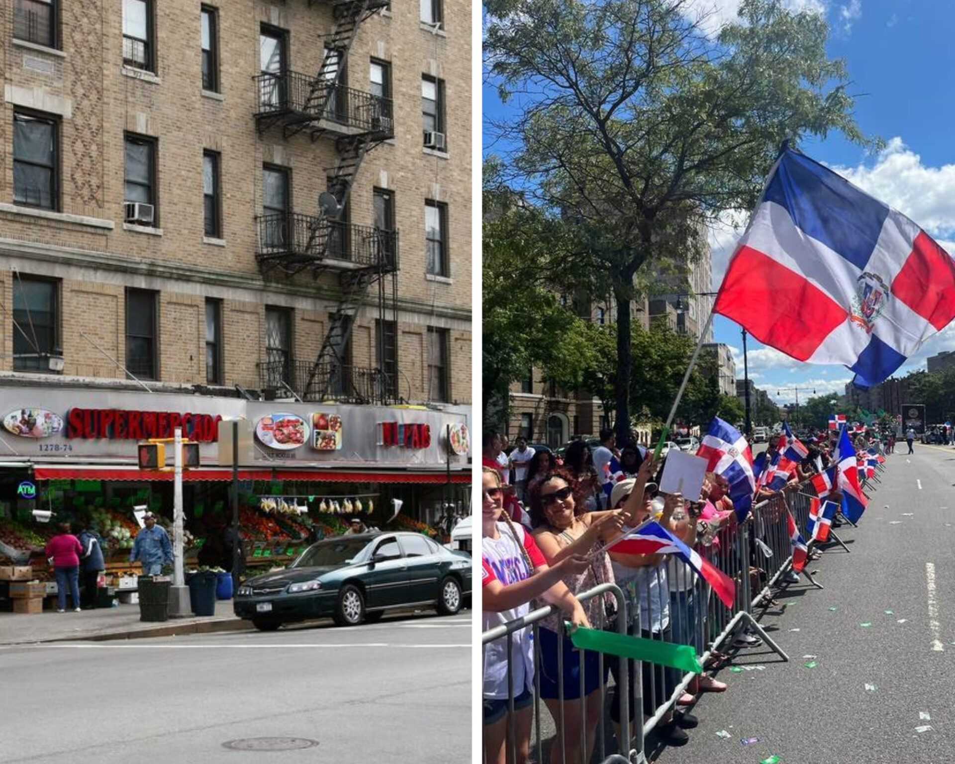 Calle Juan Pablo Duarte en la "Pequeña Quisqueya" en Washington Heights
