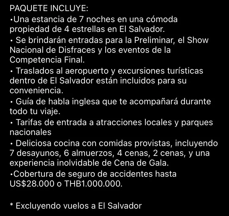 El Miss Universo ahora vende paquetes turísticos para recaudar dinero