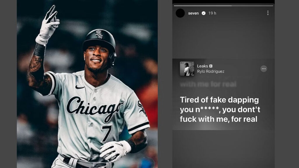 Tim Anderson amenaza a José Ramírez en las redes y luego lo elimina