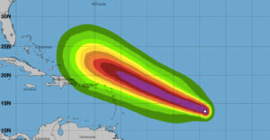 Tormenta tropical Lee podría pasar por el norte de RD e incidir en el país