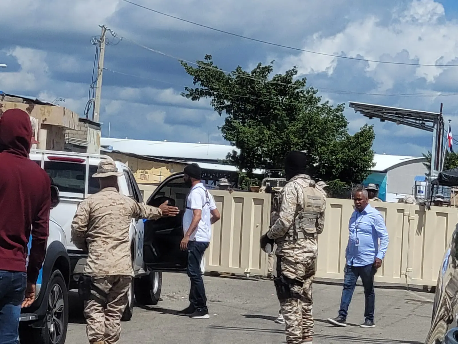 Densa calma en frontera con Haití