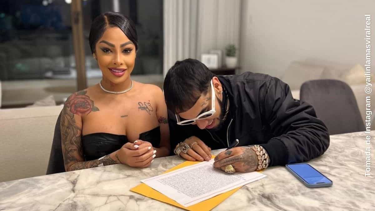 Yailin La Más Viral y Anuel AA firman oficialmente su divorcio