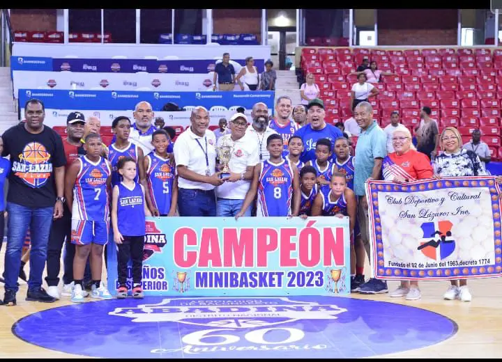 Club San Lázaro se corona campeón en la categoría minibasket