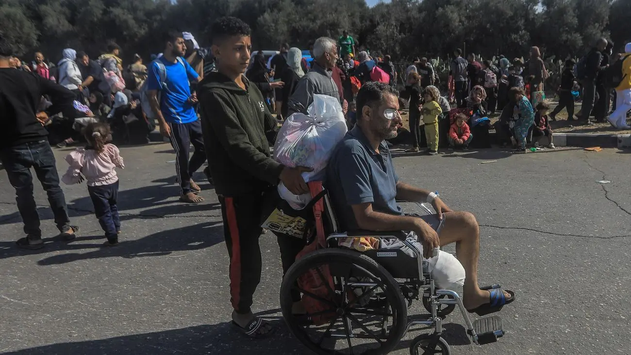 El Ejército de Israel pide la evacuación de los hospitales de Gaza FOTO: FUENTE EXTERNA