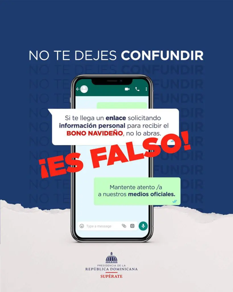Bono Navideño 2023: Supérate alerta falsos mensajes para extraer datos