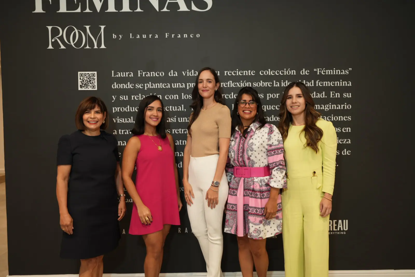 Susy Guzmán, Massiel Taveras. Laura Franco, Paula Gomez y Amanda Ferreira. FUENTE EXTERNA