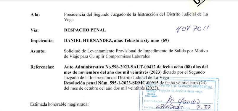 Tekashi pide nuevo permiso para salir del país y advierten "relajo" judicial