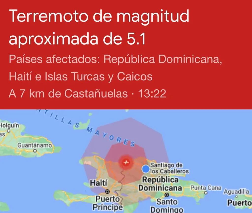 No se reportan daños por sismo en Puerto Plata