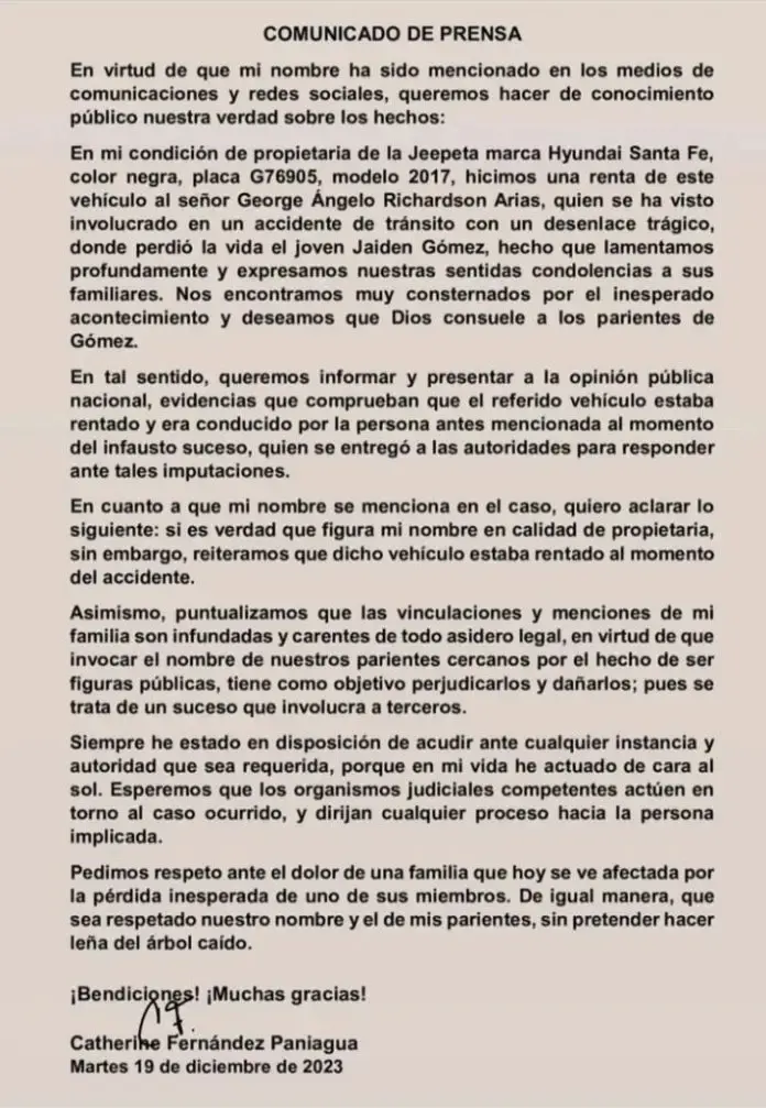 Hermana de Mozart La Para involucrada en muerte de dos jóvenes