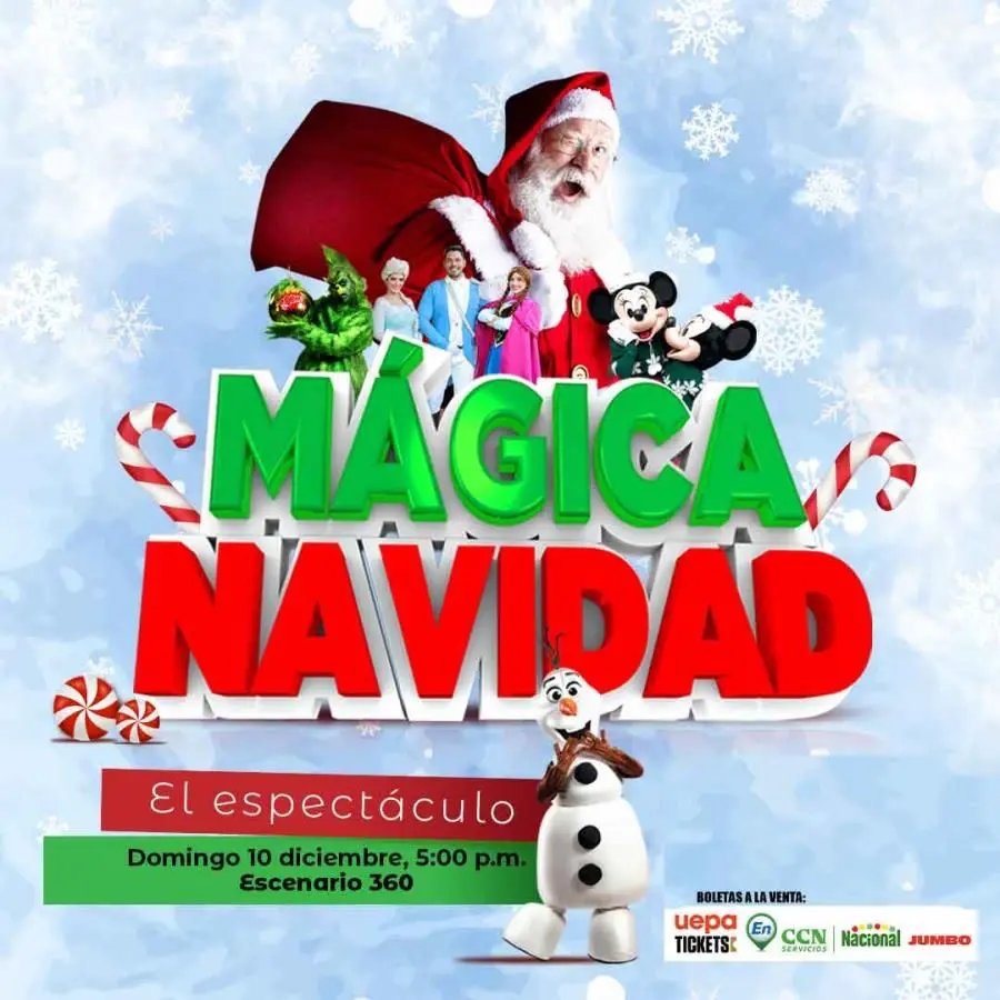 Mágica Navidad este 10 de diciembre en Escenario 360