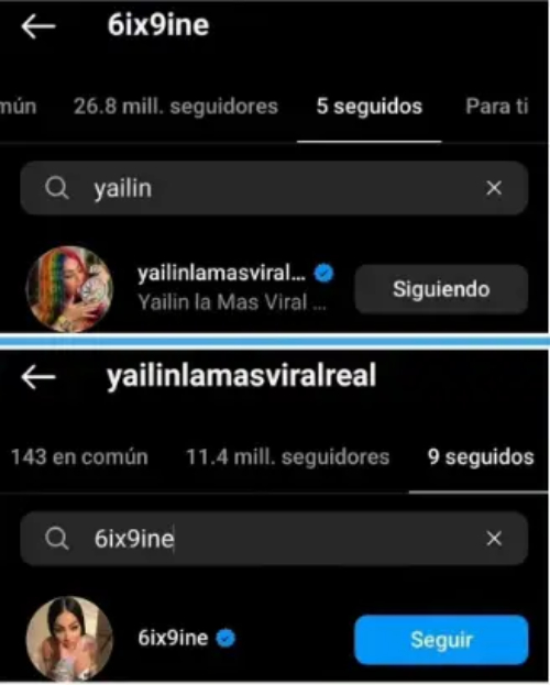 Yailin regresa a las redes sociales y fanáticos aseguran volvió con Tekashi