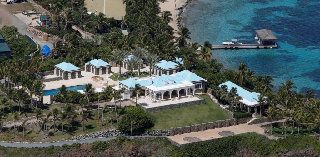 Little St. James, la isla del Caribe de las orgías y abusos de Jeffrey Epstein