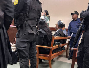 Tekashi durante la audiencia en su contra de este jueves