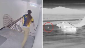 Los últimos momentos del pasajero que subió al motor de un avión Delta