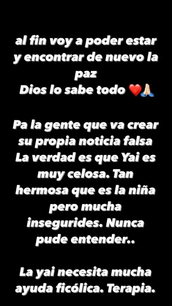 Tekashi pide terapia para Yailin y ella le responde