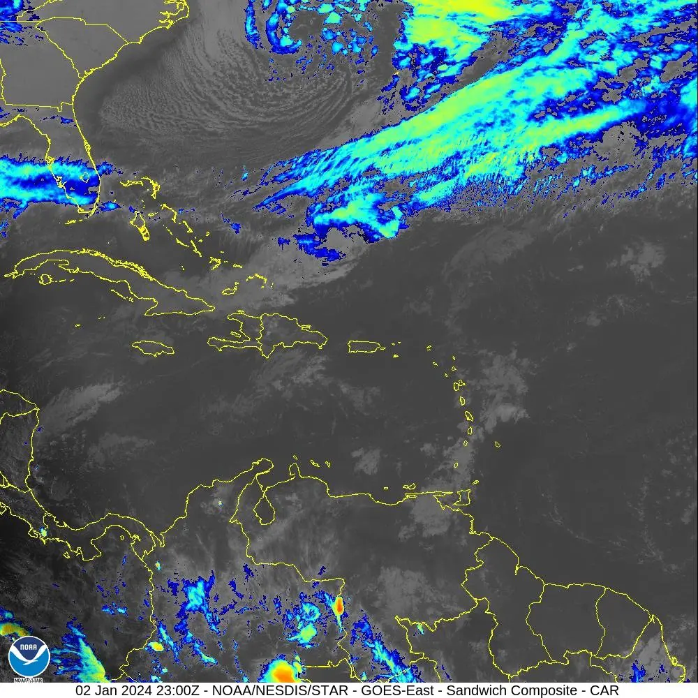 Sistema frontal  vaguada siguen  incidiendo  sobre el país