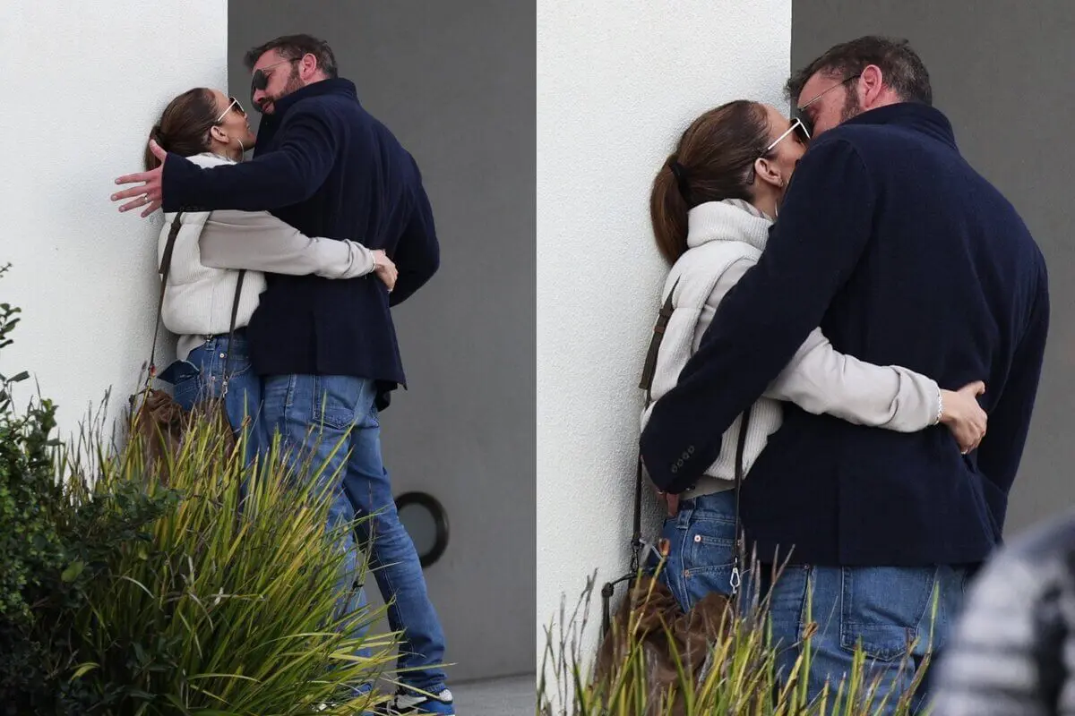 Jennifer Lopez y Ben Affleck captados besándose apasionadamente